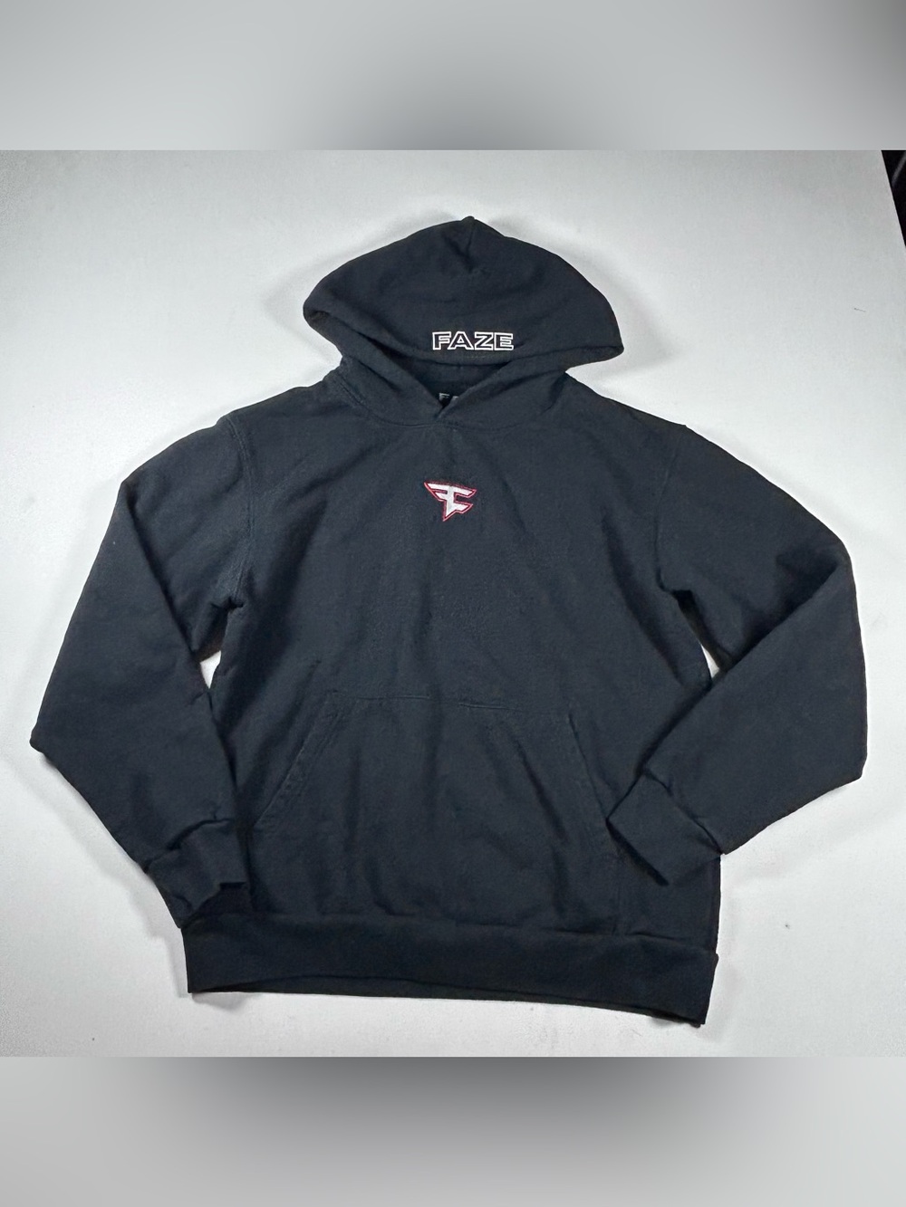 Champion Hoodie Mens Fits: XL Black FaZe Clan Logo Fleece Sweatshirt Gaming